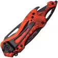 Tac Force Linerlock A-O Red Camo TF705RC