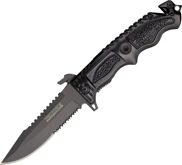 Tac Force Rescue Linerlock A-O Knives TF711BK