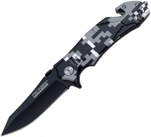 Tac Force Rescue Linerlock A-O Camo TF762DW