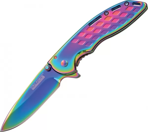 Tac Force Rainbow Framelock A-O TF863RB