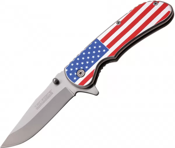 Tac Force Linerlock A-O American Flag TF902SF