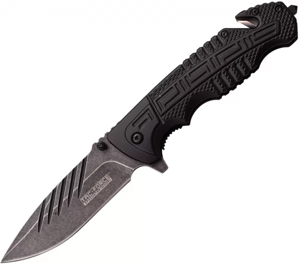 Tac Force Rescue Linerlock A-O Black TF919BK