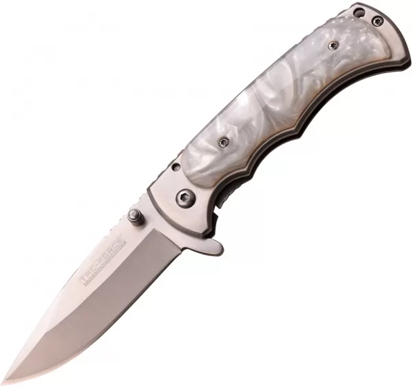 Tac Force Linerlock A-O White Resin TF934WP