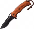 Tac Force Linerlock A/O Brown Pakkawood - TF936BW