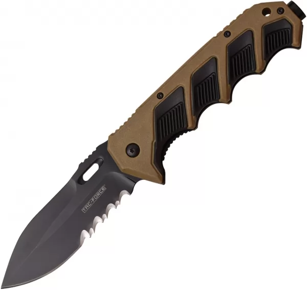 Tac Force Linerlock A-O Tan TF942BT