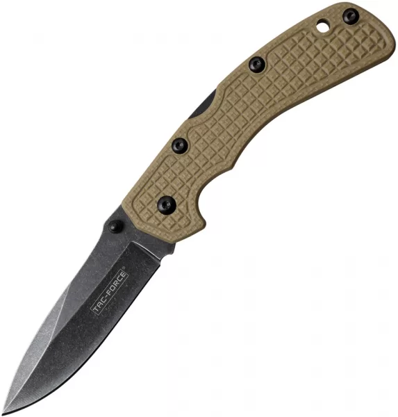 Tac Force Lockback Tan G10 TF962TN