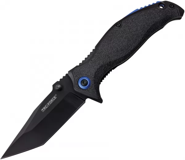 Tac Force Linerlock A-O Black-Blue TF964TBK