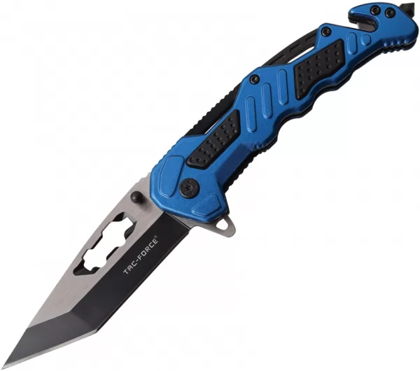 Tac Force Linerlock A-O Black-Blue TF970BL