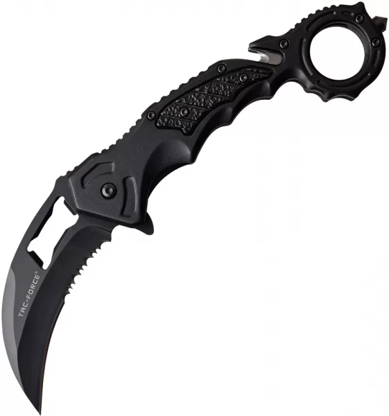 Tac Force Karambit Linerlock A-O Black TF972BK