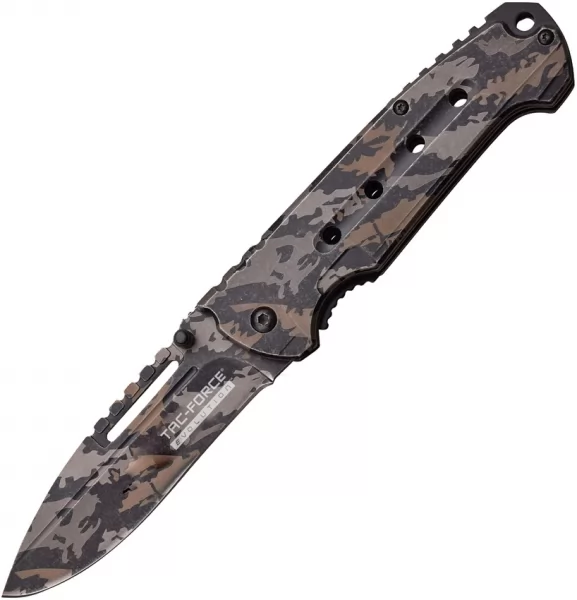 Tac Force Linerlock A-O Camo TFEA012CA