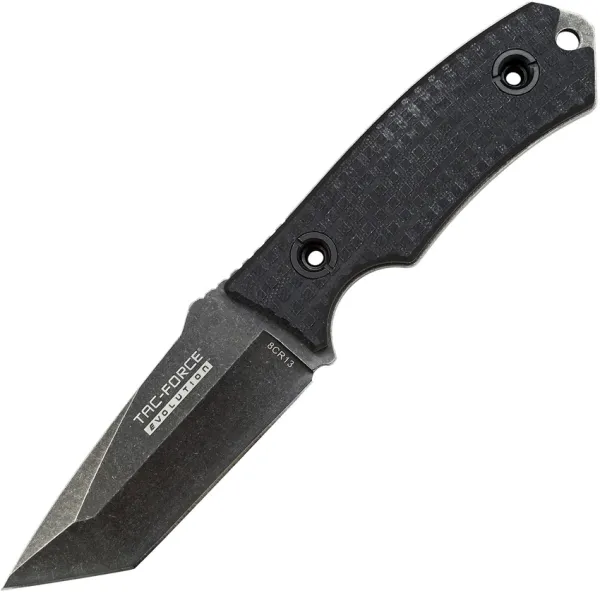 Tac Force Fixed Blade Black TFEFIX002BK