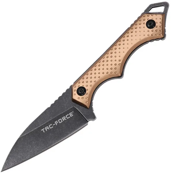 Tac Force Fixed Blade Brown TFFIX112BR