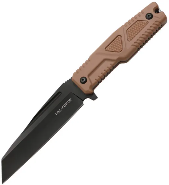 Tac Force Fixed Blade Brown TFFIX116BN