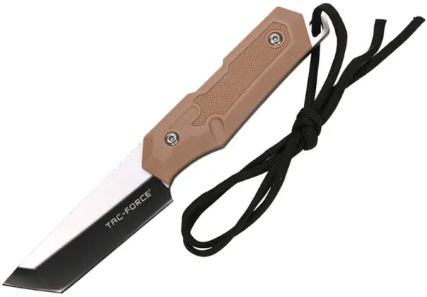 Tac Force Fixed Blade Tan TFFIX117TN