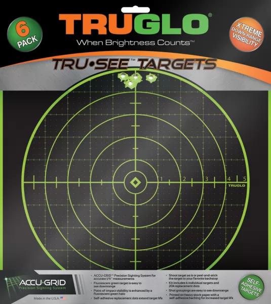 TRUGLO Tru-See Splatter Target 100yd TG10A6