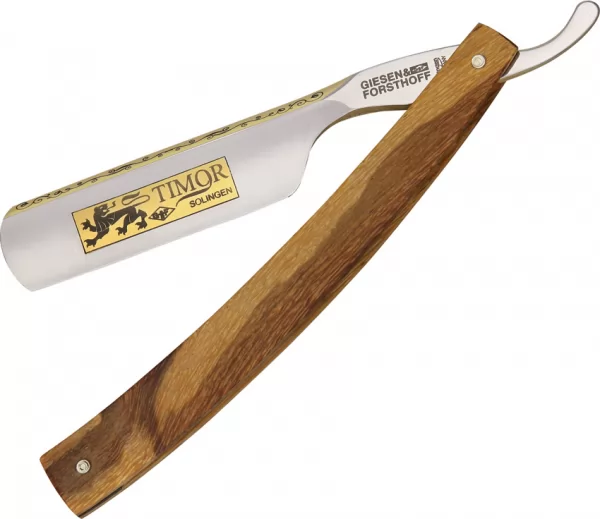 Giesen & Forsthoff Straight Razor Maplewood Lion TIM382