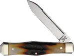 Titusville Cutlery Lexingtonian Folder Amber Stag - TITUS01