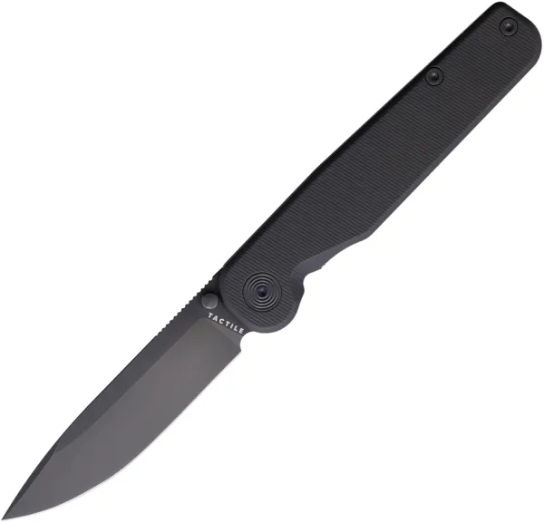 Tactile Knife Company Rockwall Linerlock Black TKCRTMCDL