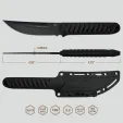 Takumitak Ninja Fixed Blade Black TKF313