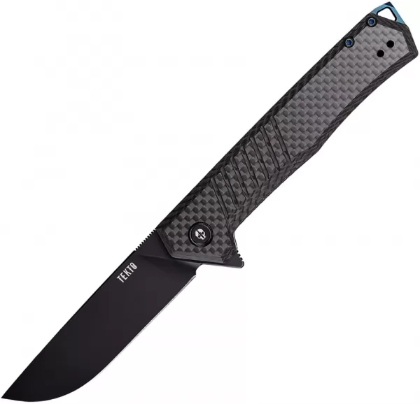 Tekto Knives F1 Alpha Linerlock CF-Blue TKTF1CBKBK2