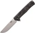 Tekto Knives F1 Alpha Linerlock CF/Silver - TKTF1CBKSL1
