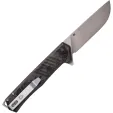 Tekto Knives F1 Alpha Linerlock CF-Silver TKTF1CBKSL1