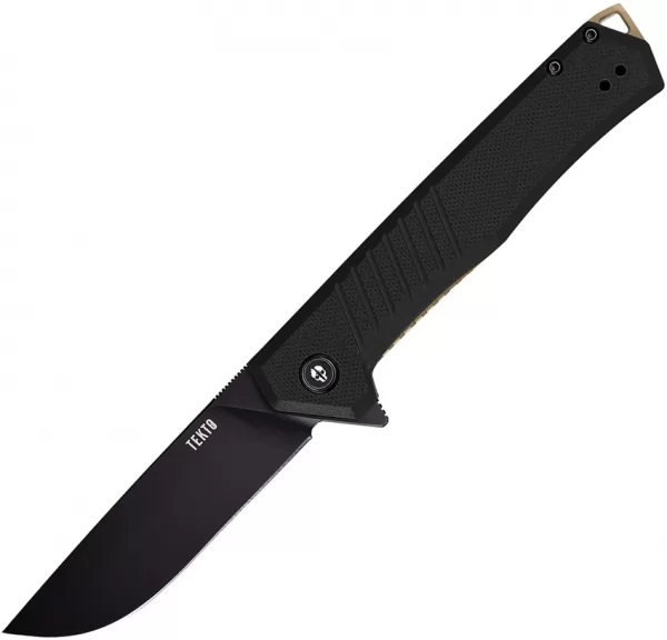Tekto Knives F1 Alpha Linerlock Black-Brz TKTF1GBKBK3