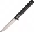 Tekto Knives F2 Bravo Linerlock CF/Silver - TKTF2CBKSL4