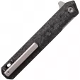 Tekto Knives F2 Bravo Linerlock CF-Silver TKTF2CBKSL4