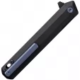 Tekto Knives F2 Bravo Linerlock Black-Blue TKTF2GBKBK2