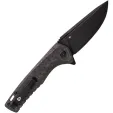 Tekto Knives F3 Charlie Button Lock CF TKTF3CBKBK1