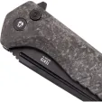 Tekto Knives F3 Charlie Button Lock CF TKTF3CBKBK1