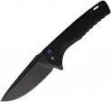 Tekto Knives F3 Charlie Button Lock Black - TKTF3GBKBK12