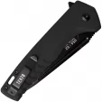 Tekto Knives F3 Charlie Button Lock Black TKTF3GBKBK1
