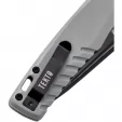 Tekto Knives F3 Charlie Button Lock Gray TKTF3GGRBK1