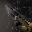 Tekto Knives F3 Charlie Button Lock TKTF3GMXBK1