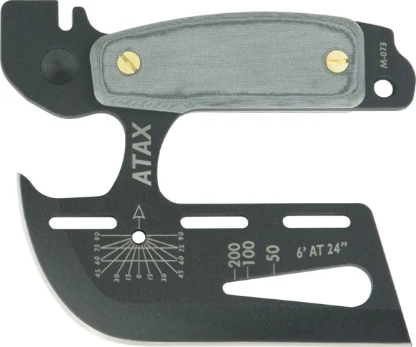 Tops ATAX Hand Axe Carbon Steel Instructional DVD TPATAX01
