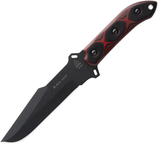 TOPS Black Heat Fixed Blade knives TPBLKHT01