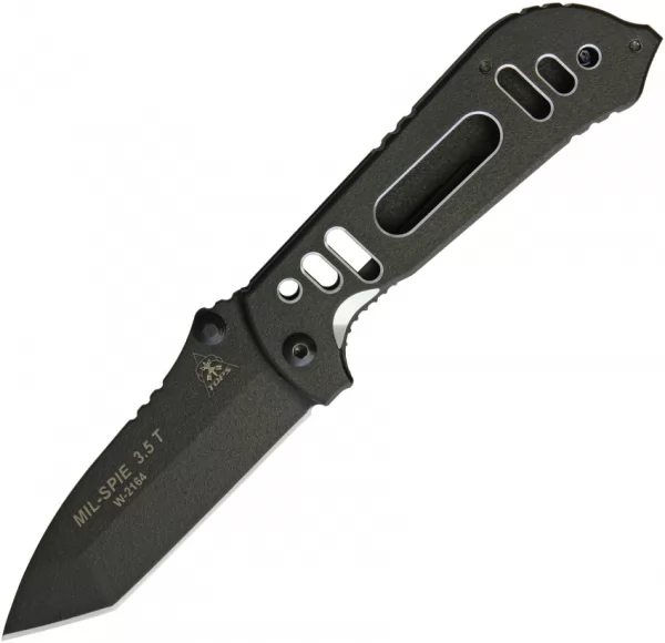 TOPS Mil SPIE Linerlock Black knives TPMIL35TPB
