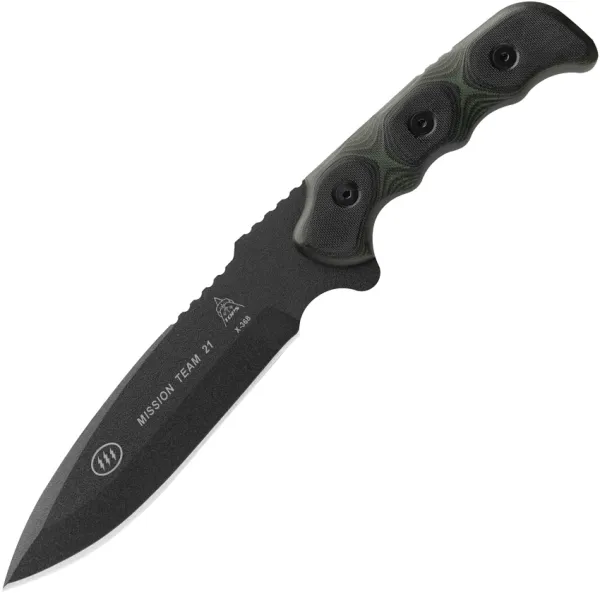 Tops Mission Team 21 Knife Full Tang & MOLLE Sheath TPMT21
