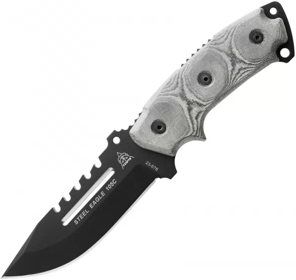 TOPS Steel Eagle Hunter Point Saw knives TPSE105C