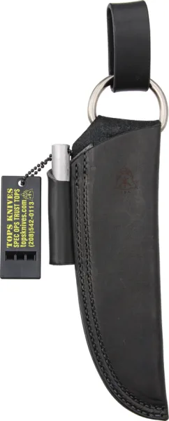 TOPS Leather Bushcraft Sheath knives TPSHLBUSH