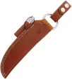 TOPS Bushcraft Sheath Brown Leather - TPSHLBUSHBRN