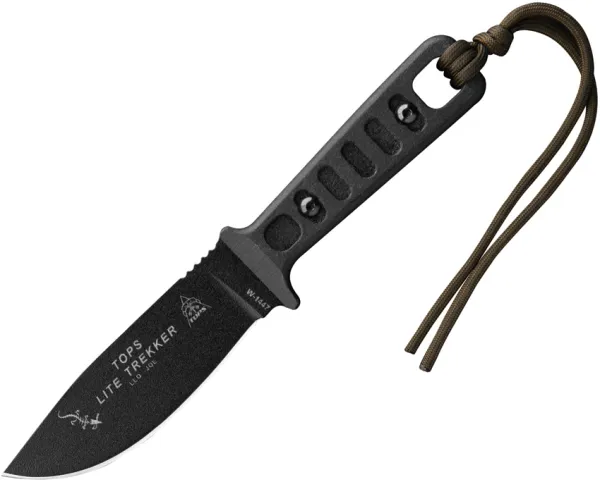 TOPS Lite Trekker Black knives TPTLT02