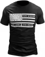 TOPS T-Shirt Flag Logo Black Large - TPTSFLAGBLKLG