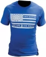 TOPS T-Shirt Flag Logo Blue Medium - TPTSFLAGBLUM