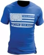 TOPS T-Shirt Flag Logo Blue XXL - TPTSFLAGBLUXXL