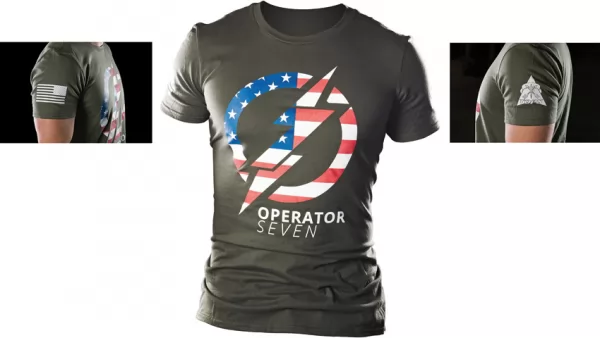 TOPS Operator 7 T-Shirt OD XXL knives TPTSOP7XXL