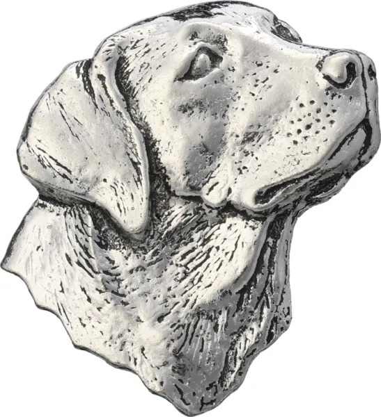 TS Brown Labrador Head Pin TSBA4