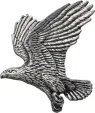 TS Brown Eagle Pin - TSBB14
